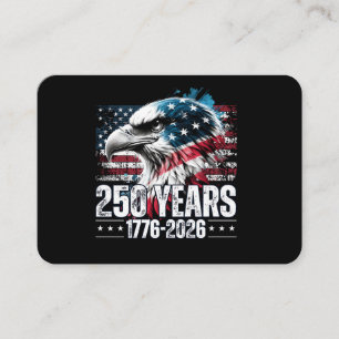 250. Jubiläum USA Geburtstag Langarm Visitenkarte