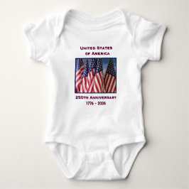 250. Jubiläum USA Patriotic Baby Strampler