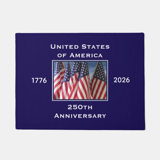 250. Jubiläum USA Patriotic Fußmatte (Vorderseite)