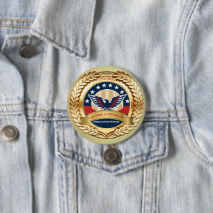 250. Jubiläum USA Patriotisch 1776–2026 Button