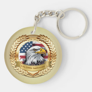250. Jubiläum USA Patriotisch   1776–2026 Schlüsselanhänger