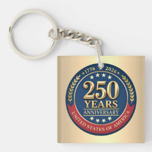 250. Jubiläum USA Patriotisch 1776–2026 Schlüsselanhänger