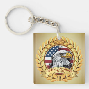 250. Jubiläum USA Patriotisch   1776–2026 Schlüsselanhänger
