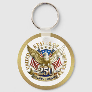 250. Jubiläum USA Patriotisch 1776–2026 Schlüsselanhänger