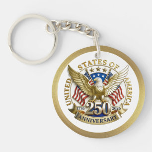 250. Jubiläum USA Patriotisch 1776–2026 Schlüsselanhänger