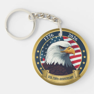 250. Jubiläum USA Patriotisch 1776–2026 Schlüsselanhänger