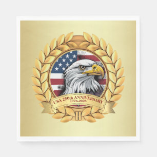 250. Jubiläum USA Patriotisch 1776–2026 Serviette