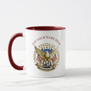 250. Jubiläum USA Patriotisch   1776–2026 Tasse