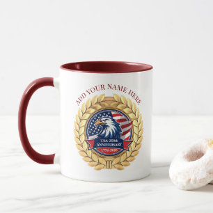 250. Jubiläum USA Patriotisch 1776–2026 Tasse