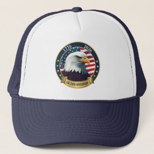 250. Jubiläum USA Patriotisch 1776–2026 Truckerkappe