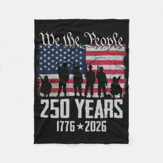 250. Jubiläum USA Patriotisch 250 Jahre 4. Juli Fleecedecke