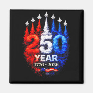 250. Jubiläum USA Patriotisch 250 Jahre Amerikanis Magnet