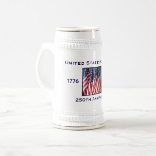 250. Jubiläum USA Patriotisch  Bierglas