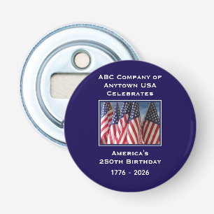 250. Jubiläum USA Patriotische amerikanische Flagg Flaschenöffner