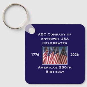 250. Jubiläum USA Patriotische Flaggen  Schlüsselanhänger
