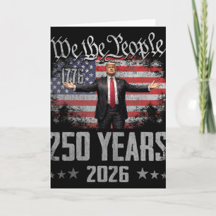 250. Jubiläum USA Patriotischer Adler 250 Jahre 4t Karte