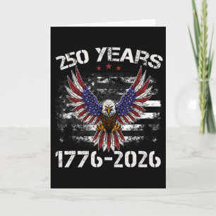 250. Jubiläum USA Patriotischer Adler 250 Jahre 4t Karte