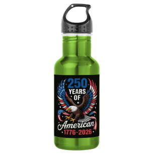 250. Jubiläum USA Patriotischer Adler 250 Jahre Edelstahlflasche