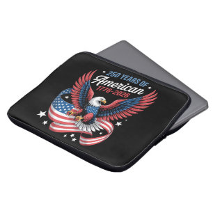 250. Jubiläum USA Patriotischer Adler Laptopschutzhülle
