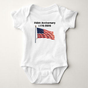 250. Jubiläum USA Patriotisches Andenken Baby Strampler
