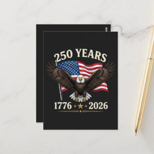 250. Jubiläum USA Postkarte