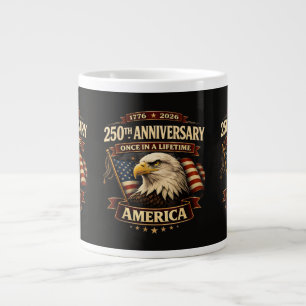 250. Jubiläum USA-Shirt 250. Amerika Jumbo-Tasse