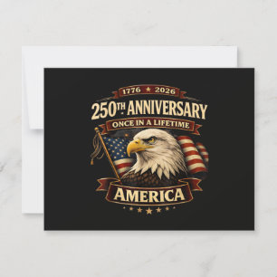 250. Jubiläum USA-Shirt 250. Amerika Save The Date