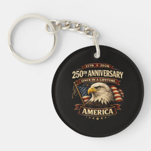 250. Jubiläum USA-Shirt 250. Amerika Schlüsselanhänger