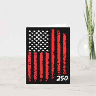 250. Jubiläum von Amerika Schwarze amerikanische F Karte