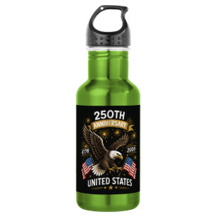 250. Jubiläum Weißkopfseeadler-Feier Edelstahlflasche
