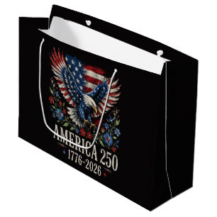 250. Jubiläumsadler Amerikanisch Große Geschenktüte