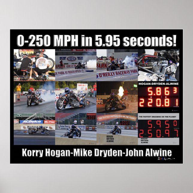 250 MPH-Collage Poster (Vorne)
