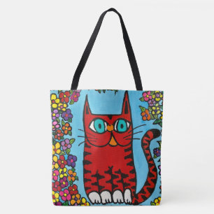 250 - Pfeffer die Katze - Tote Beutel Tasche