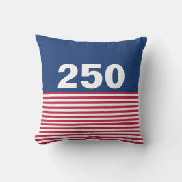 250 Red White and Blue USA Anniversary Kissen