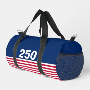 250 Rot Weiß Blau USA-Jubiläum Duffle Bag