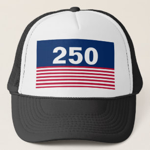 250 Rot Weiß Blau USA-Jubiläum Truckerkappe