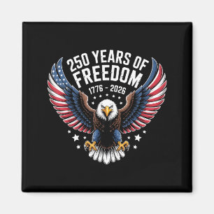 250 USA Jahre Freiheit 1776–2026 patriotischer Adl Magnet