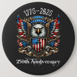 250. USA-Jubiläum 1776 2026 Button