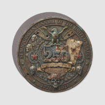 250. USA-Jubiläums-Adler-Emblem Auto-Magnet