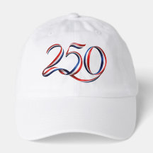 250. USA Patriotisches Band und Sterne