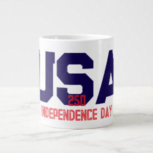 250 USA Unabhängigkeitstag Jumbo-Tasse