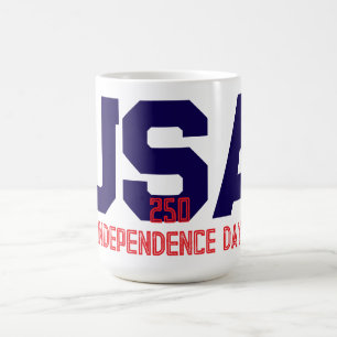 250 USA Unabhängigkeitstag Kaffeetasse