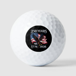 250 Years 4th Of July Eagle USA Flag 1776 2026 Golfball