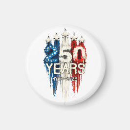 250 Years American Flag 250th Anniversary  Magnet