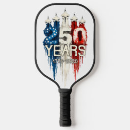 250 Years American Flag 250th Anniversary  Pickleball Schläger