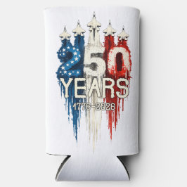 250 Years American Flag 250th Anniversary  Selters Dosenkühler
