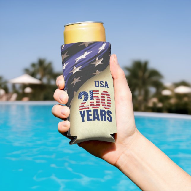 250 Years American Independence Birthday Selters Dosenkühler (In Situ Pool)