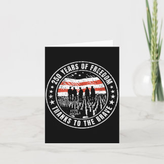 250 Years of dom 4th of July Memorial Day Karte