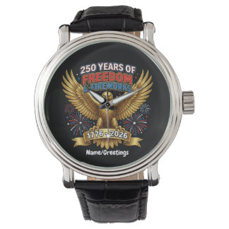 250 Years of Freedom & Fireworks  Armbanduhr