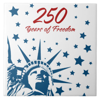 250 Years of Freedom Happy Birthday USA Patriotic  Fliese